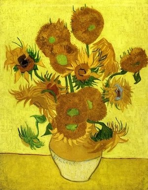 Vincent Van Gogh - Still Life with Sunflowers