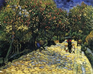 Vincent Van Gogh - Avenue with Flowering Chestnut Trees