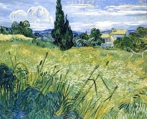 Vincent Van Gogh - Wheatfield with Cypress