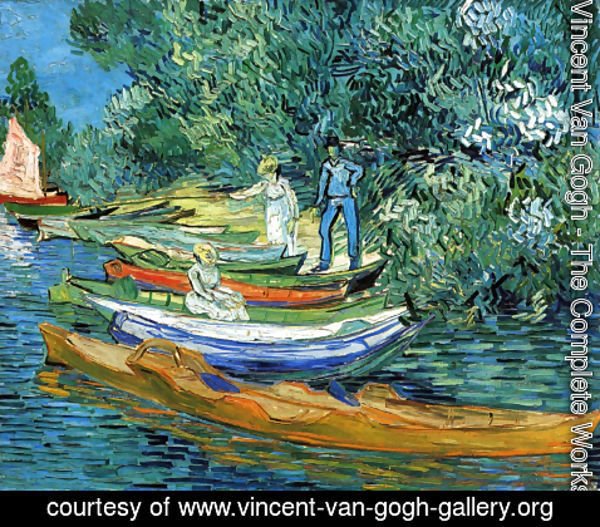 Vincent Van Gogh - Rowing Boats on the Banks of the Oise