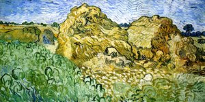 Vincent Van Gogh - Field with Stacks of Wheat 2