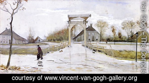 Vincent Van Gogh - Drawbridge in Nieuw-Amsterdam