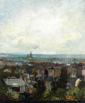 Vincent Van Gogh - View of Paris from near Montmartre