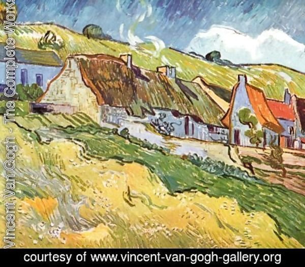 Vincent Van Gogh - Thatched Cottages