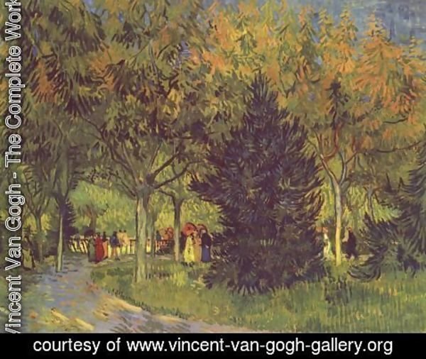 Vincent Van Gogh - the park street