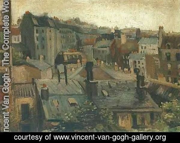 Vincent Van Gogh - View of the Roofs of Paris 1