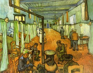 Vincent Van Gogh - ward in the hospital in arles 1889
