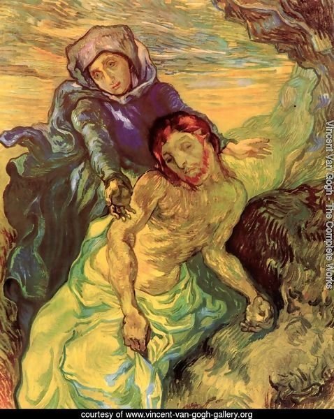 Pieta (wg Delacroix), 1889r