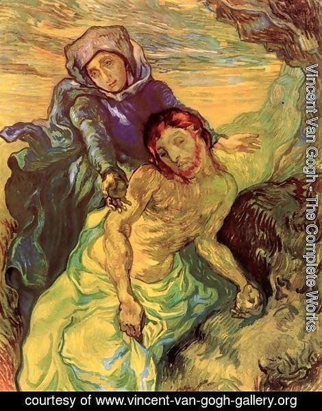 Vincent Van Gogh - Pieta (wg Delacroix), 1889r