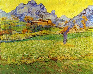 Vincent Van Gogh - A Meadow in the Mountains