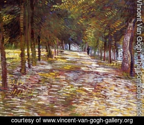Vincent Van Gogh - Avenue in the Voyer-d'Argenson Park at Asnieres