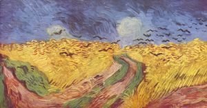 Vincent Van Gogh - birds on the fields
