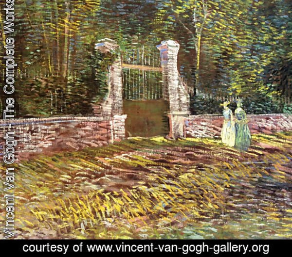 Vincent Van Gogh - Entrance of Voyer-d'Argenson Park at Asnieres