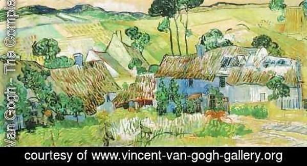 Vincent Van Gogh - Hameau sur une colline 1890