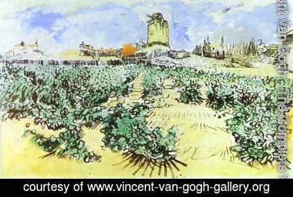 Vincent Van Gogh - Haute colline 1888