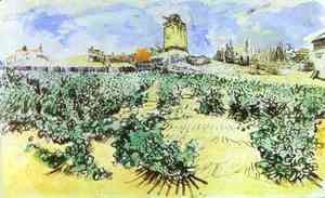 Vincent Van Gogh - Haute colline 1888