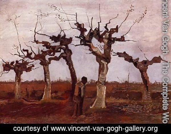 Vincent Van Gogh - Landscape with Pollard Birches