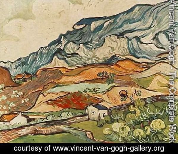 Vincent Van Gogh - Les Alpilles, Mountainous Landscape near Saint-Remy