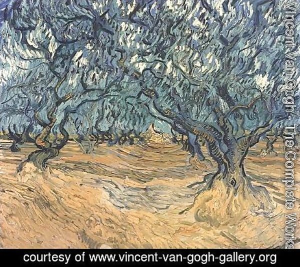 Vincent Van Gogh - Les oliviers 2 1889