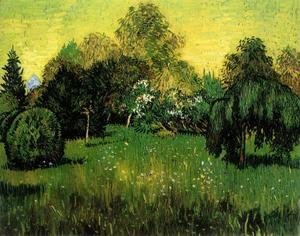 Vincent Van Gogh - Public Park with Weeping Willow
