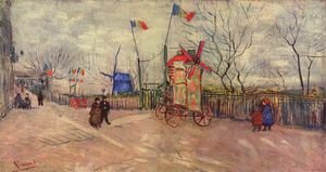 Vincent Van Gogh - Street Scene in Montmartre 2