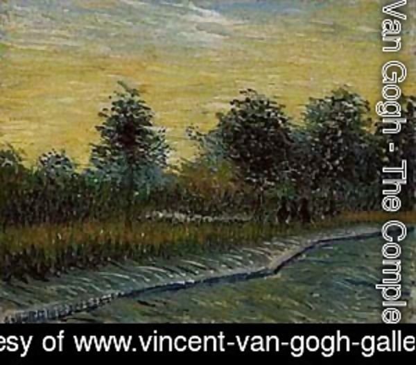 Vincent Van Gogh - Lane In Voyer Dargenson Park At Asnieres 1 1887