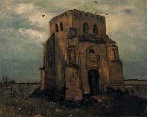 Vincent Van Gogh - Old Cemetery Tower At Nuenen 1885