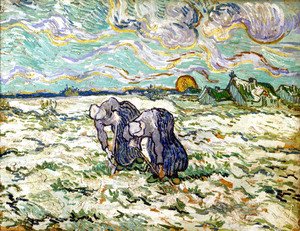 Vincent Van Gogh - The Weeders (after Millet)