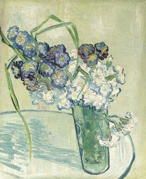 Vincent Van Gogh - Nature morte, vase avec oeillets