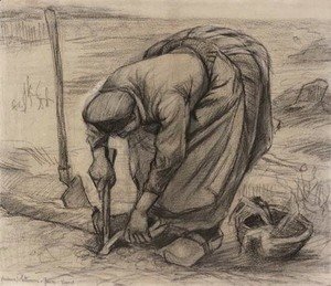 Vincent Van Gogh - Planteuse des betteraves