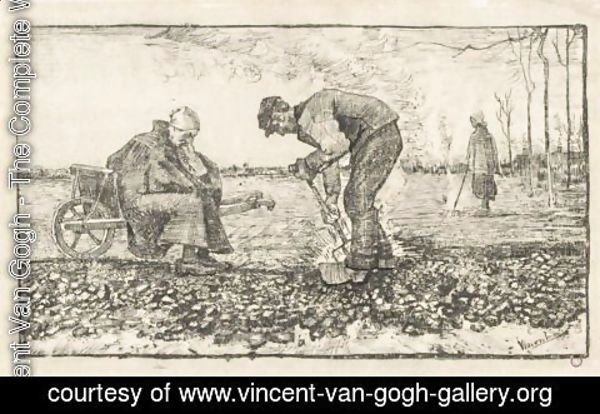 Vincent Van Gogh - Travail Des Champs (Burning Weeds)