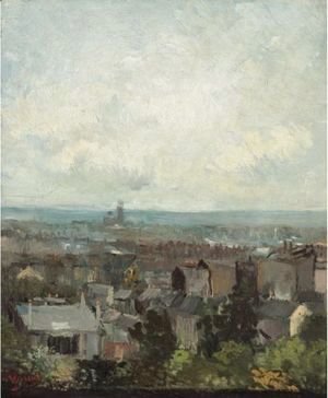 Vincent Van Gogh - Vue De Paris Aux Environs De Montmartre