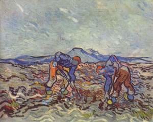 Vincent Van Gogh - Farmers at work