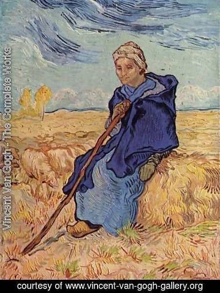 Vincent Van Gogh - The Shepherdess