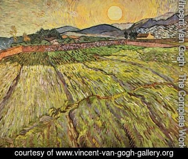 Vincent Van Gogh - Landscape with plowed fields