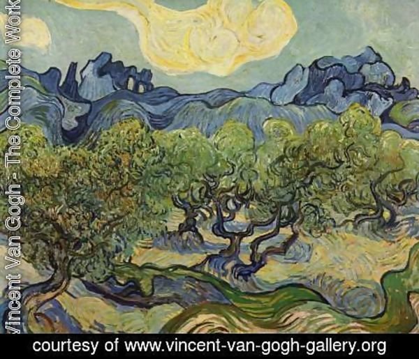 Vincent Van Gogh - Landscape with olive trees