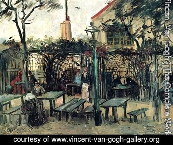 Vincent Van Gogh - Terrace of a Cafe on Montmartre (La Guinguette) in Montmartre