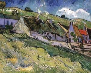 Vincent Van Gogh - Old Farmhouses in Auvers