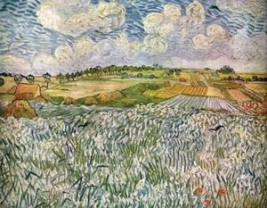 Vincent Van Gogh - Landscape near Auvers Wheatfields