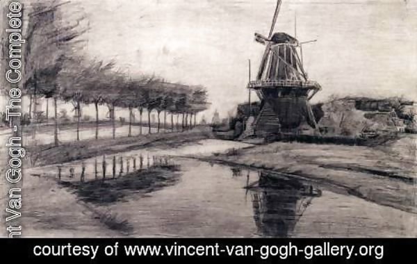 Vincent Van Gogh - The Oranjeboom Windmill, Dordrecht