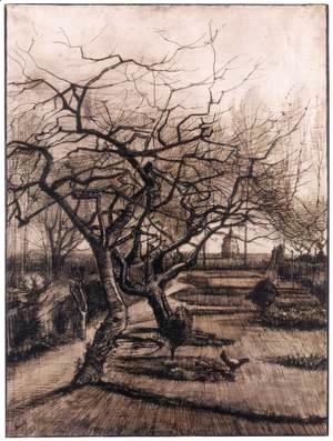 Vincent Van Gogh - The Parsonage Garden at Nuenen in Winter