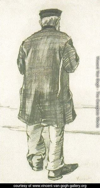 Orphan Man with Cap, Seen from the Back