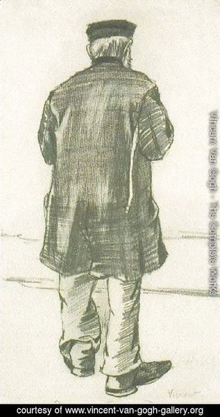 Vincent Van Gogh - Orphan Man with Cap, Seen from the Back