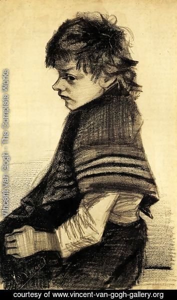 Vincent Van Gogh - Girl with a Shawl