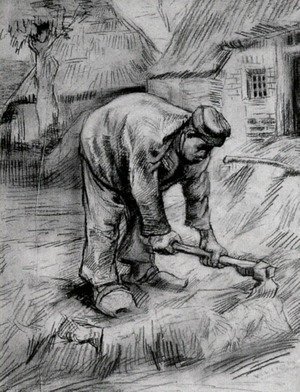 Vincent Van Gogh - Peasant, Chopping