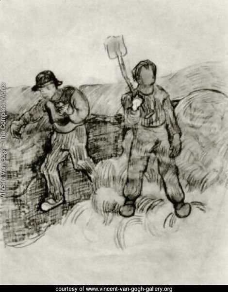 A Sower and a Man with a Spade