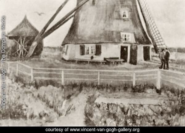Lower Part of the Windmill De Laakmolen