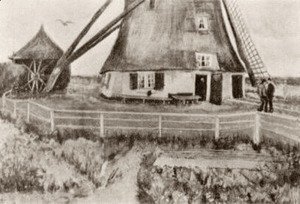Vincent Van Gogh - Lower Part of the Windmill De Laakmolen