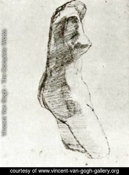Vincent Van Gogh - Plaster Torso of a Woman, Seen from the Side