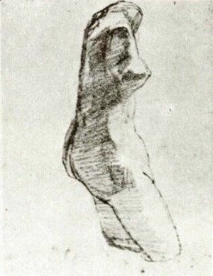 Vincent Van Gogh - Plaster Torso of a Woman, Seen from the Side